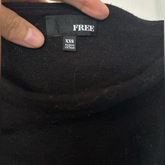 Aritzia Wilfred free Black XXS strapless tube mini dress - Picture 6 of 7